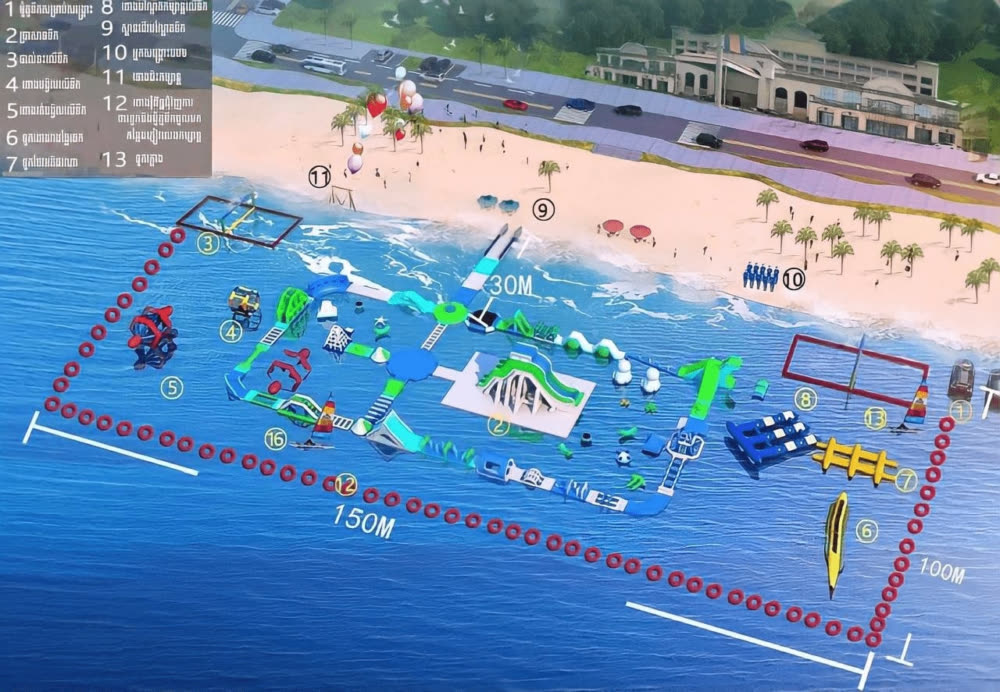 好消息！柬埔寨首个海上乐园项目即将出现