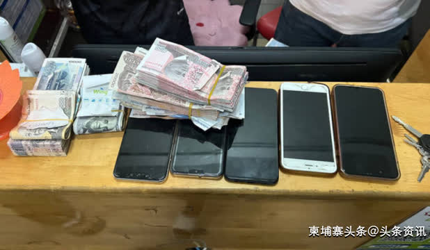 金边警方突袭涉赌网吧，2名员工被捕！